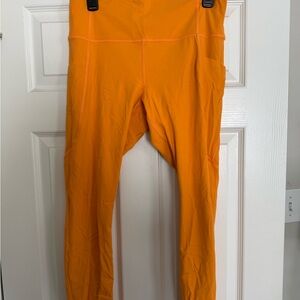 Athleta Vibrant Orange Leggings